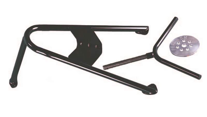 Fabtech Universal Spare Tire Angled Mount - Black - Image 2