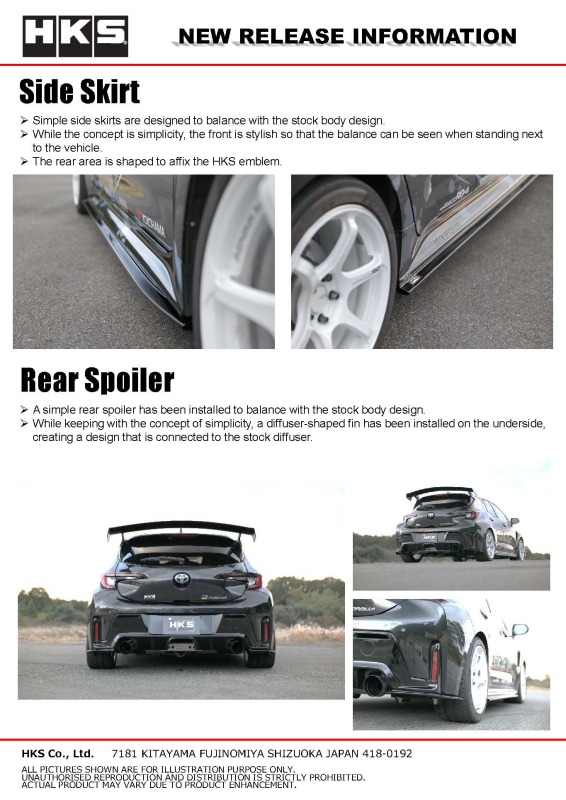HKS BODY KIT TYPE-S GR COROLLA R-Spoiler - Image 5