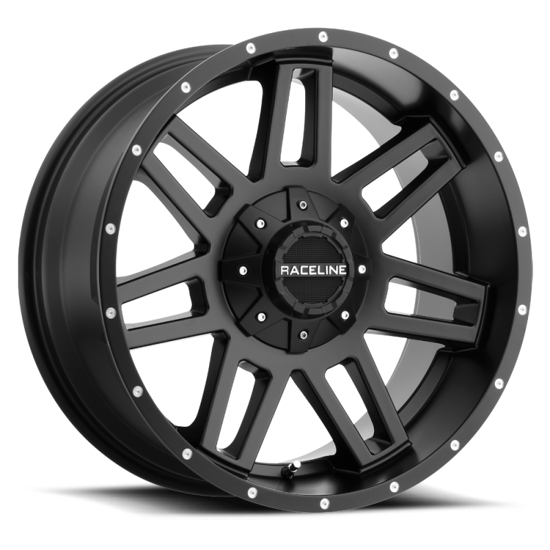 Raceline 931B Injector 16x8in / 8x165.1 BP / 0mm Offset / 125.2mm Bore - Satin Black Wheel - Image 3