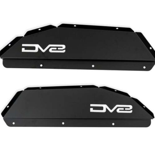 DV8 Offroad 20-24 Jeep Gladiator JT Rear Inner Fender Liners - Satin Black - Image 3