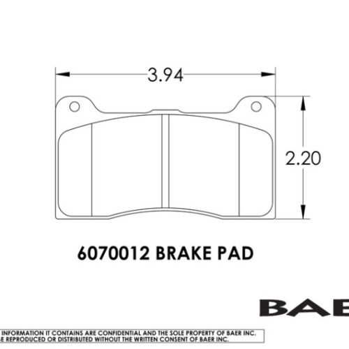Alternative view of Baer Brakes 15-23 Ford Mustang Excl. GT350 11.625in SS4+ Deep Stage Front SDZ Brake Kit - Fire Red