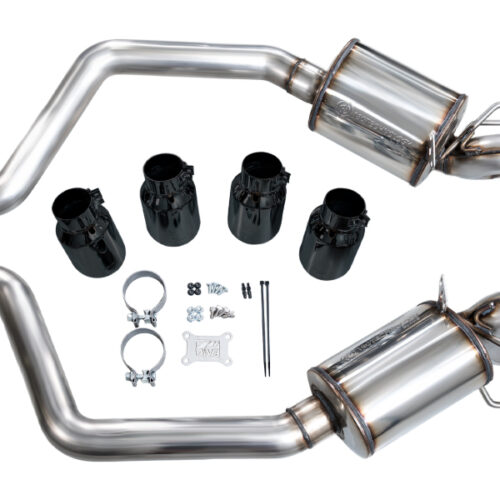 AWE Tuning Touring Edition Axle-Back Exhaust w/ Diamond Black Tips for C6 Chevrolet Corvette Z06/ZR1 - Image 10