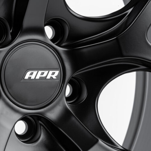 APR A01 Flow Formed - 18x8.5 - 5x112 - ET45 - 66.5mm Center Bore - Satin Black Wheel - Image 3