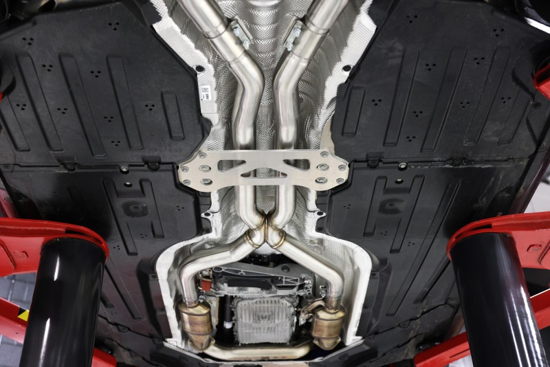 Dinan for 21-27 BMW M3/M4 (G80/G82/G83) High Flow Middle Exhaust - 3in - Stainless Steel - Image 2