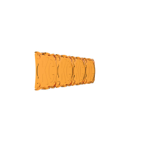 KC HiLiTES FLEX ERA LED Light Bar 10in. Light Shield - Amber (SHIELD ONLY) - Image 7