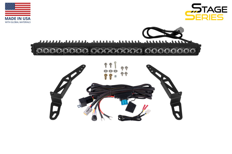 Diode Dynamics Jeep 2018 SS30 Bumper LED Kit Sport White Driving ABL - Image 9
