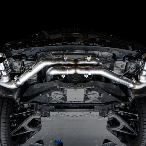 AWE Tuning Track Edition Exhaust - Quad Chrome Silver Tips for 2020 Chevrolet Corvette (C8) - Image 10