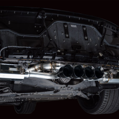 AWE Tuning SwitchPath Cat-Back Exhaust - Diamond Black Tips for 2023 C8 Corvette Z06 - Image 3