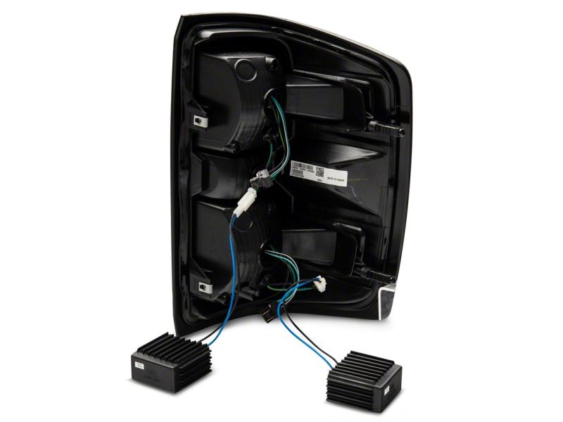 Raxiom for 2014-2018 Chevrolet Silverado 1500 LED Taillights w/ SEQL Turn Signals- Blk Housing (Clear Lens) - Image 7