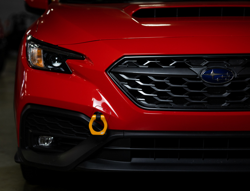 Mishimoto Tow Hook Gold for 2022+ Subaru WRX Front - Image 3