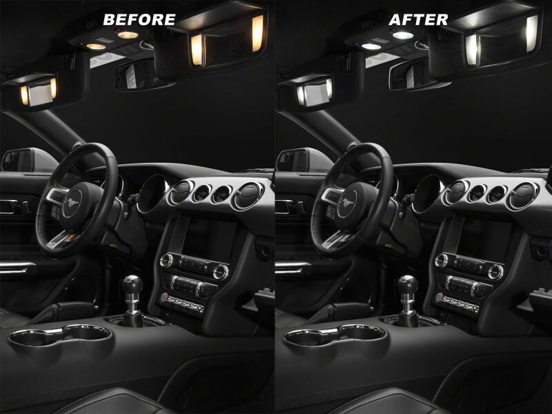 Raxiom for 2015-2023 Ford Mustang Axial Series Stage 1 Interior LED Lighting Kit- Cool White - Image 10