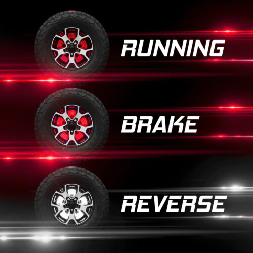 Alternative view of XK Glow Jeep 5th Wheel Light w/ Brake, Running, Reverse and Turn Signal Lights