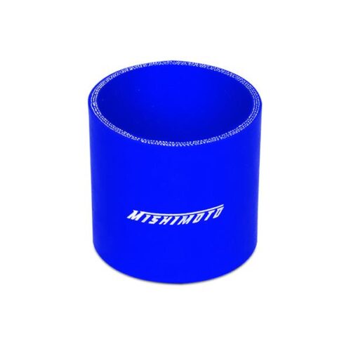 Alternative view of Mishimoto 2.5 Inch Blue Straight Coupler