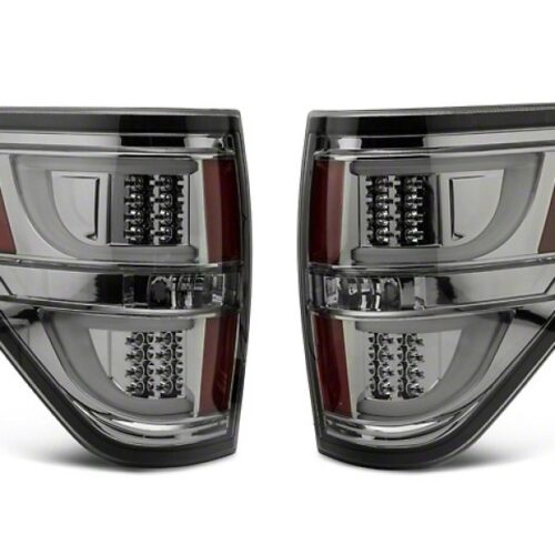 Alternative view of Raxiom for 2009-2014 Ford F-150 G2 LED Tail Lights- Chrome Housing (Smoked Lens) (Styleside)