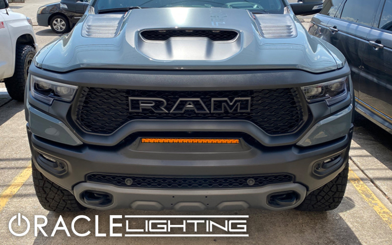 Oracle 19-22 RAM Rebel/TRX Front Bumper Flush LED Light Bar System - Image 8
