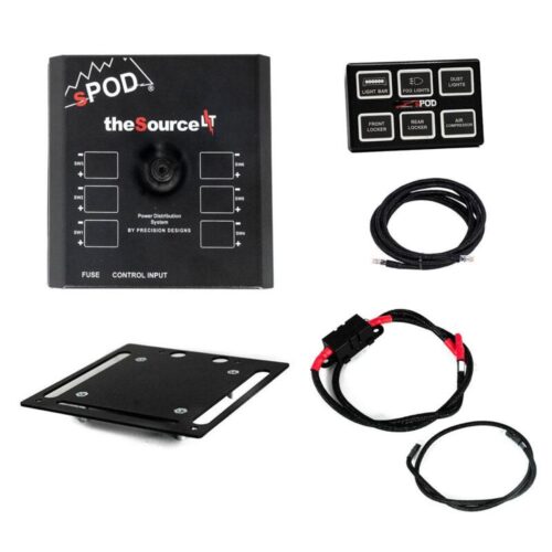 Alternative view of sPOD SourceLT w/Mini6 for Universal 36in Battery Cables