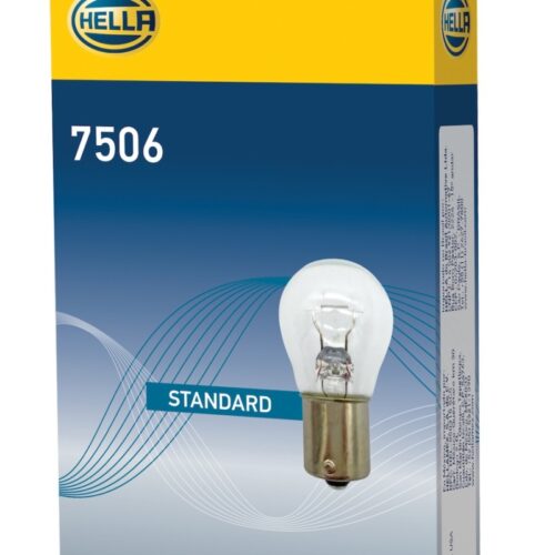 Alternative view of Hella Bulb 7506 12V 21W BA15s S8