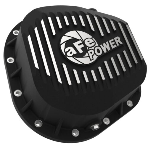 aFe Power Cover Diff Rear Machined COV Diff R Ford Diesel Trucks 86-11 V8-6.4/6.7L (td) Machined - Image 6