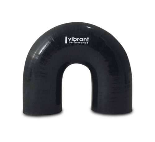 Alternative view of Vibrant 180 Degree Elbow 1.50in ID x 5.50in Leg Length Silicone Hose Coupler