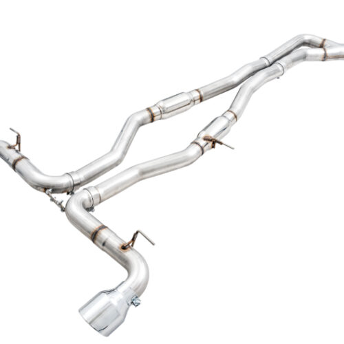 AWE Tuning Track Edition Exhaust - 5in Chrome Silver Tips for 2020 Toyota Supra A90