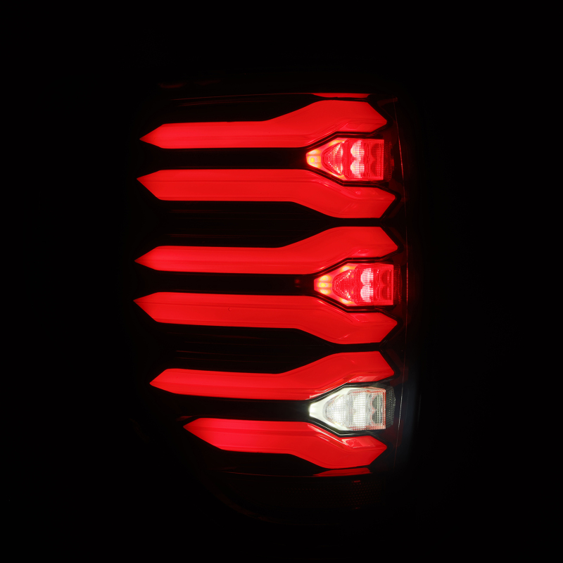 AlphaRex 09-14 Ford F150 LUXX LED Taillights - Black/Red Housing - Image 6