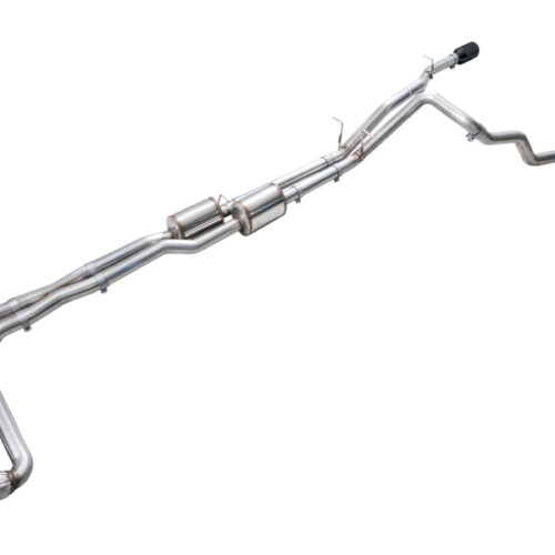 AWE Tuning Cat-Back Exhaust w/ Diamond Black Tips for 2025+ RAM 1500 3.0TT Rebel 0FG - Image 8