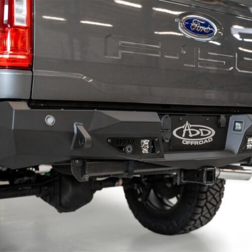 Addictive Desert Designs for 2021 Ford F-150 Stealth Fighter Rear Bumper w/ Back up Sensors - Image 5
