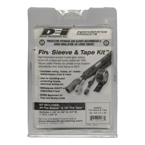 DEI Fire Sleeve and Tape Kit 3/4in I.D. x 3ft - Image 5