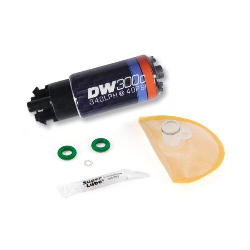 DeatschWerks 340lph DW300C Compact Fuel Pump w/ 08-14 WRX/ 08-15 STI Set Up Kit (w/ Mounting Clips) - Image 6
