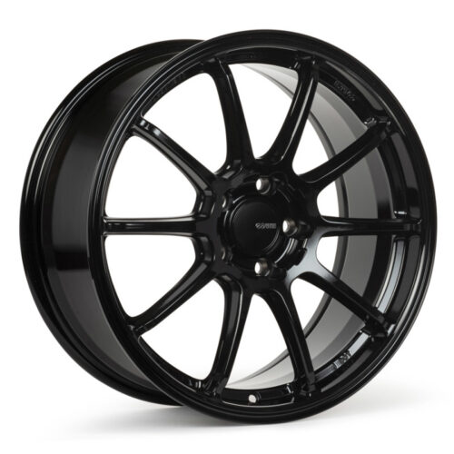 Enkei 543-895-6538BK TRIUMPH 18x9.5 5x114.3 38mm Offset Gloss Black Wheel