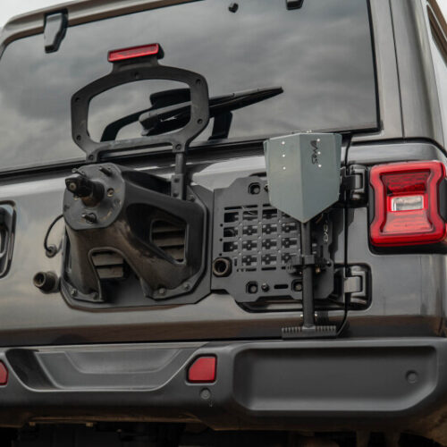 DV8 Offroad 2018-2025 Jeep Wrangler JL Tailgate Reinforcement Molle Panel - Image 4