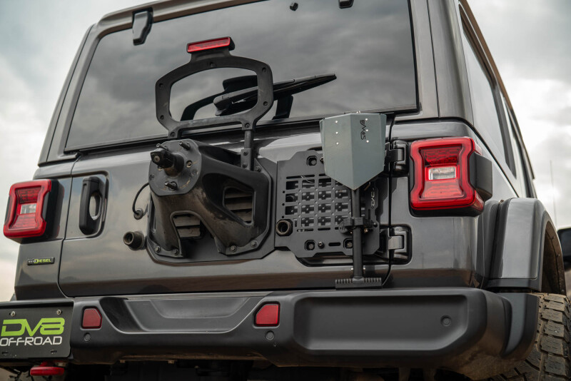 DV8 Offroad 2018-2025 Jeep Wrangler JL Tailgate Reinforcement Molle Panel - Image 4
