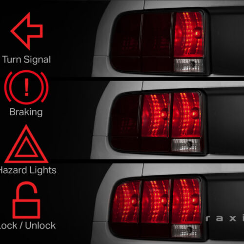 Raxiom for 2005-2009 Ford Mustang Sequential Tail Light Kit (Plug-and-Play) - Image 7