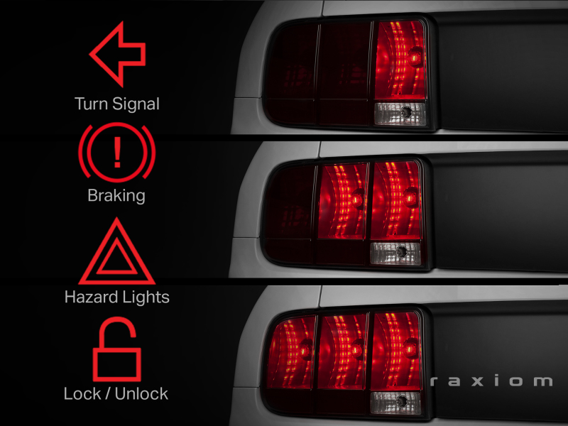 Raxiom for 2005-2009 Ford Mustang Sequential Tail Light Kit (Plug-and-Play) - Image 7