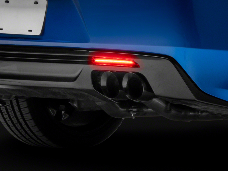 Raxiom for 2016-2018 Chevrolet Camaro Axial Series LED Rear Diffuser Marker Lights- Red