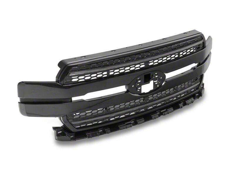 Raxiom for 2018-2020 Ford F-150 CXR Series LED Upper Replacement Grille with White DRL- Black - Image 3