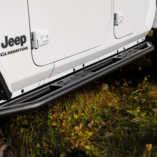Rampage 20-22 Jeep Gladiator SRS Sidebar Rock Crawler Steps - Black - Image 5