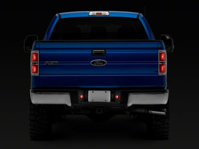 Raxiom for 2010-2014 Ford F-150 Axial Series LED License Plate Lamps- Red and White - Image 5