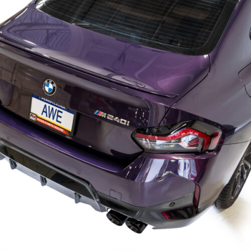 AWE Tuning Track Edition Exhaust - Diamond Black Tips for 22-26 BMW M240i (G42) - Image 10