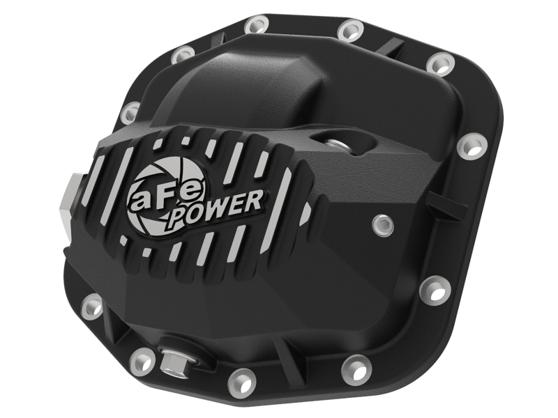aFe Power Pro Series Front Differential Cover Black 2018+ Jeep Wrangler (JL) V6 3.6L (Dana M186) - Image 2