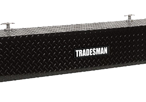 Tradesman Aluminum Flush Mount Truck Tool Box (60in.) - Black
