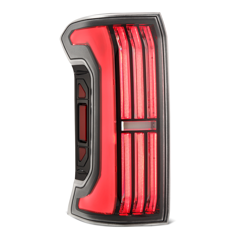 AlphaRex 24-25 Toyota Tacoma NOVA-Series LED Prismatic Tail Lights - Black - Image 3