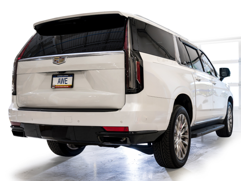 AWE Tuning Exhaust System (Reuses OE Tips) for 2021+ Cadillac Escalade 6.2L 0FG Dual Exit - Image 10