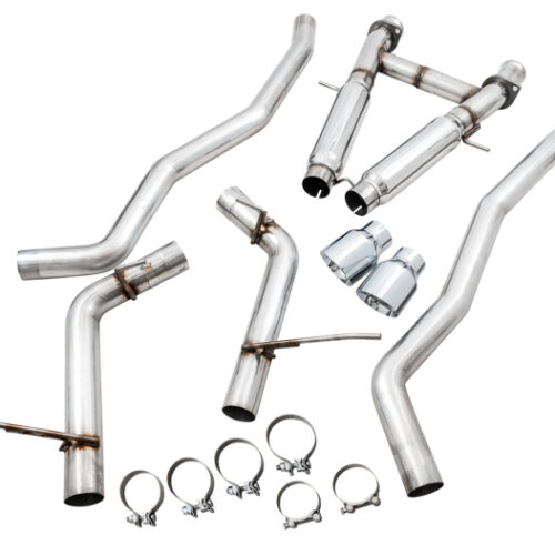 AWE Tuning Track Edition Exhaust - Chrome Silver Tips for 2020 Jeep Grand Cherokee SRT - Image 4