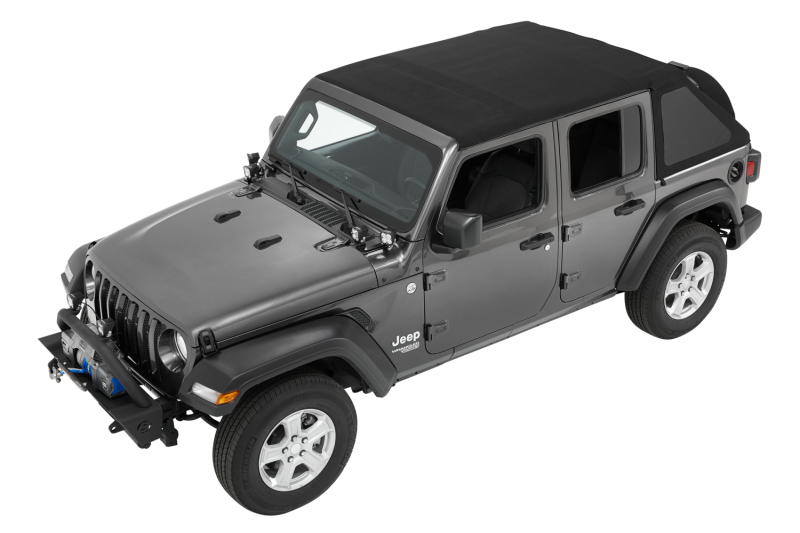 Bestop 18-26 Jeep Wrangler JL 4-Door Trektop (Black Diamond) - Image 6