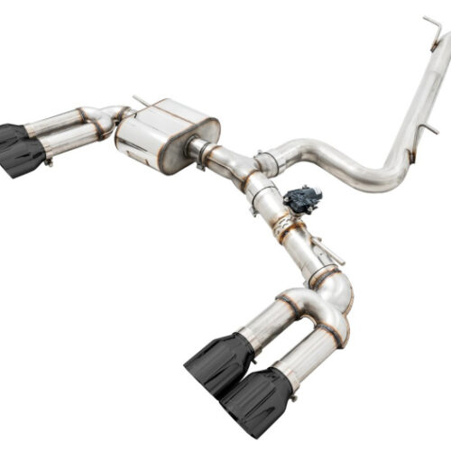 AWE Tuning SwitchPath Exhaust w/Diamond Black Tips 102mm for Audi 8V S3