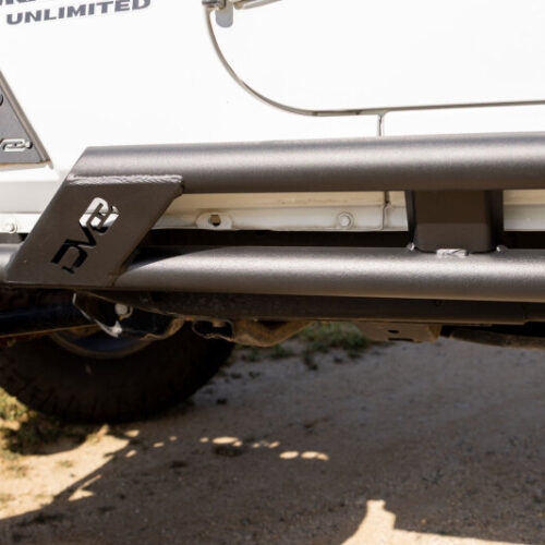 DV8 Offroad 2007-2018 Jeep Wrangler JK 4-Door Rock Sliders - Image 5