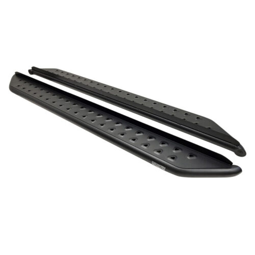 Alternative view of Westin 24-26 Toyota Land Cruiser Outlaw Running Boards Textured Black