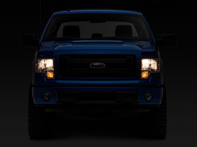Raxiom for 2009-2014 Ford F-150 Axial OEM Style Rep Headlights- Chrome Housing (Clear Lens) - Image 9