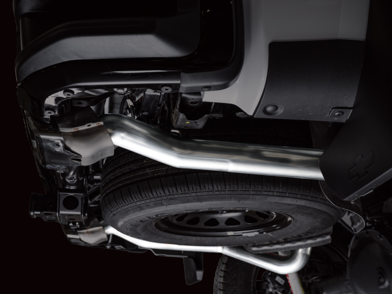 AWE Tuning 4th Gen GM 1500 5.3L 0FG Cat-Back Split Rear Exit (w/ Bumper Cutouts) - OE Tips - Image 8